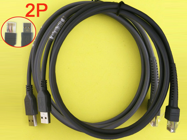 2pcs CBA-U01-S07ZAR 7ft 2M USB CABLE for MOTOROLA Symbol 

LS2208AP LS1203 LS4208(Barcode Scanner)
