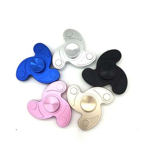 Tri-Spinner Fidget Toys Pattern Hand Spinner Metal Fidget Spinner and ADHD Adults Children Educational Toys Hobbies
