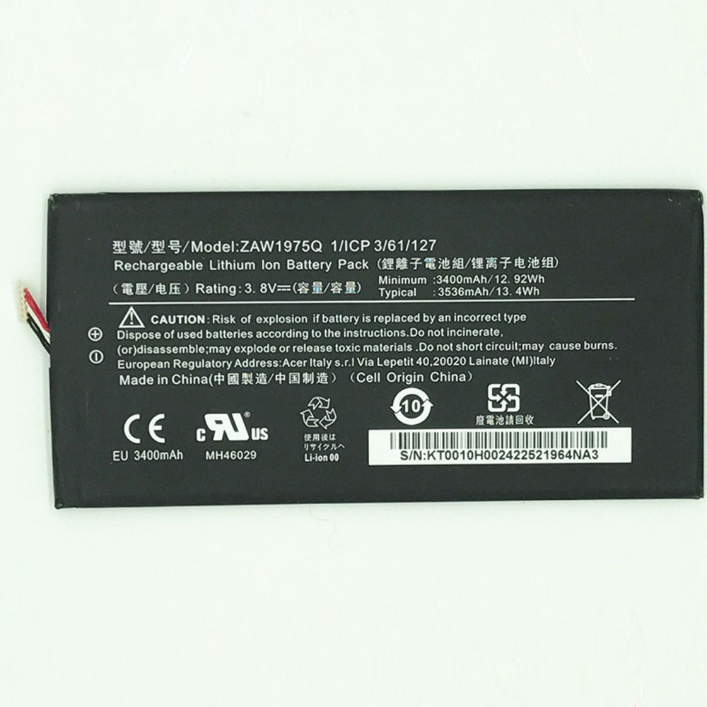 Acer A1 713 A1 713HD Iconia Tab7 LZ batterie