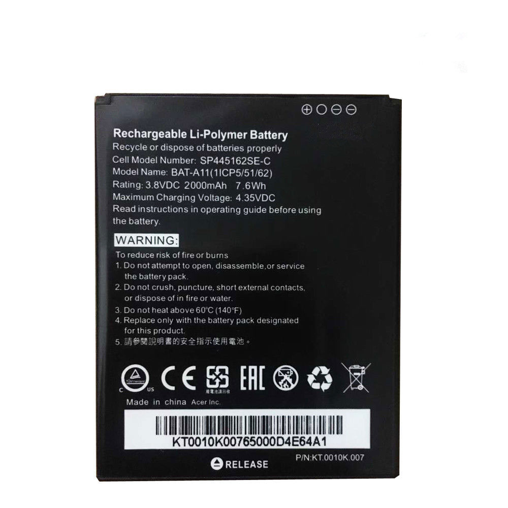 Acer Liquid Z410 Z330 batterie