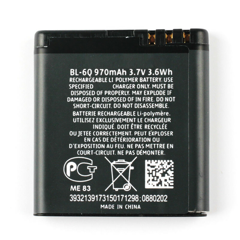 NOKIA BL-6Q batterie