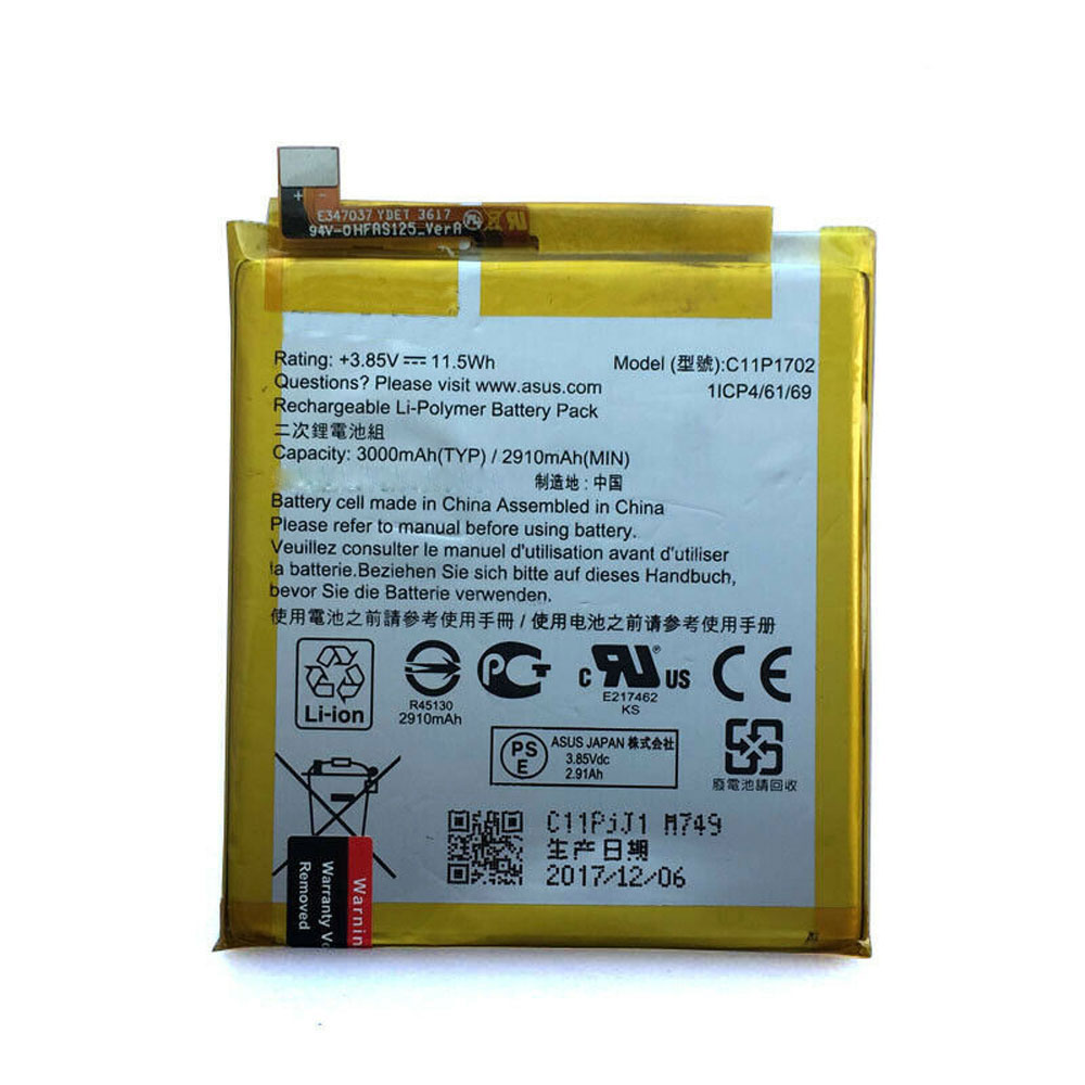 Asus ZenFone V Live V500KL A009 Verizon 5.0inch batterie