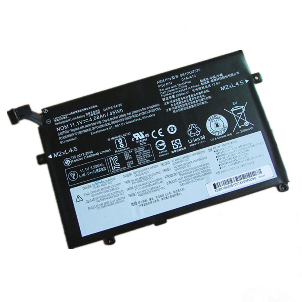 Lenovo Thinkpad E470 E470C E475 01AV412 SB10K97568 batterie