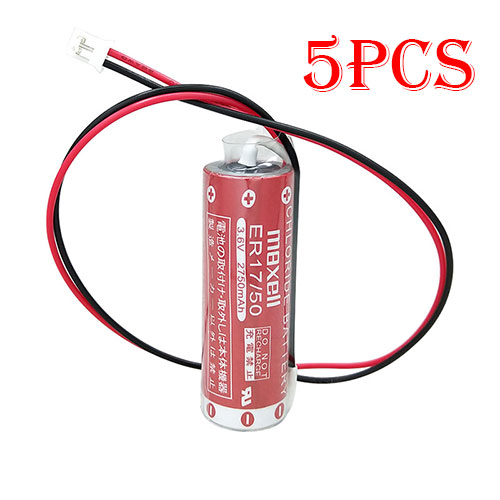 5pcs Maxell ER17/50 17/50 with white Plug/5pcs Maxell ER17/50 17/50 with white Plug batterie