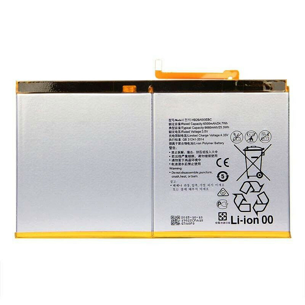 HUAWEI MediaPad M2 10 Flat Cell M2 A01W M2 A01L batterie