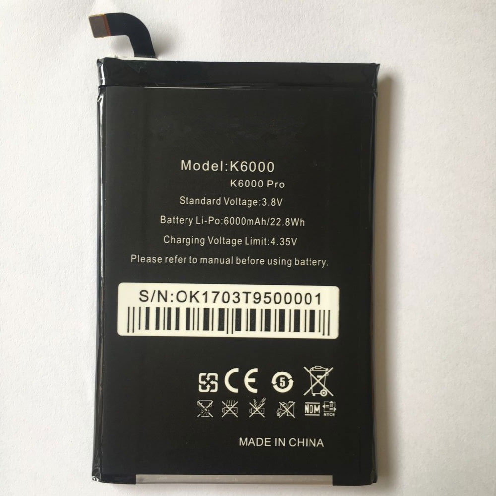 Oukitel K6000 batterie