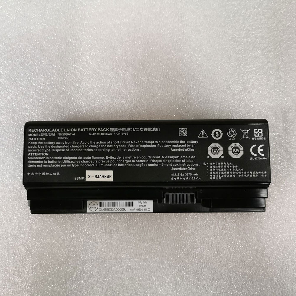 Clevo 6 87 nh50s 41c00 batterie