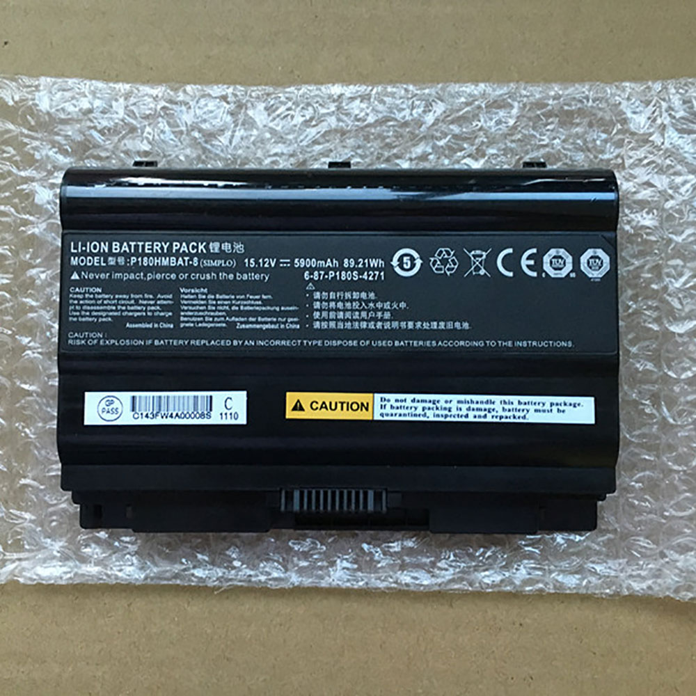 Clevo 6 87 P180S 427 laptop battery batterie