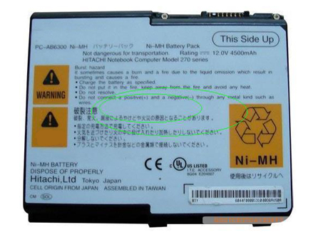 Hitachi PC-AB6300 batterie