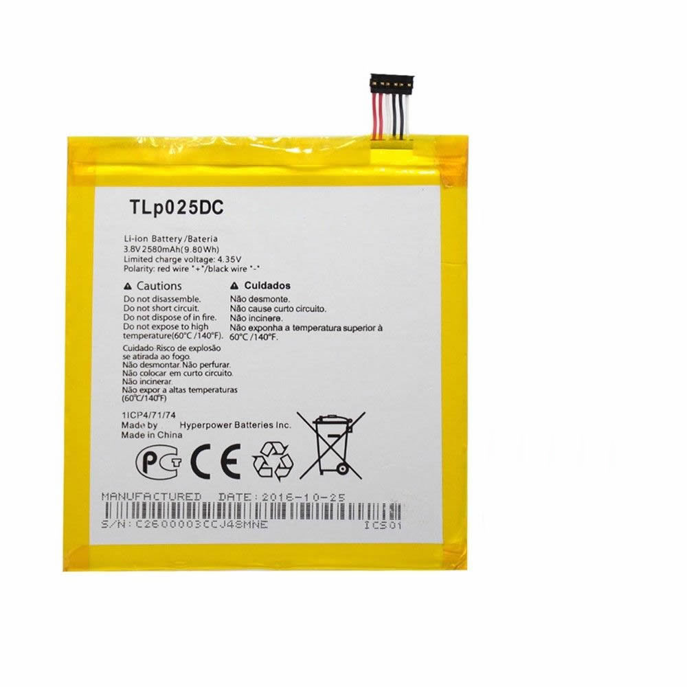 TLP025DC batterie