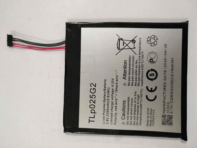 TLp025G2 batterie