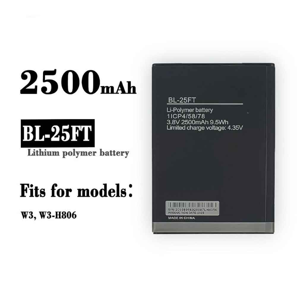 Tecno BL-25FT batterie