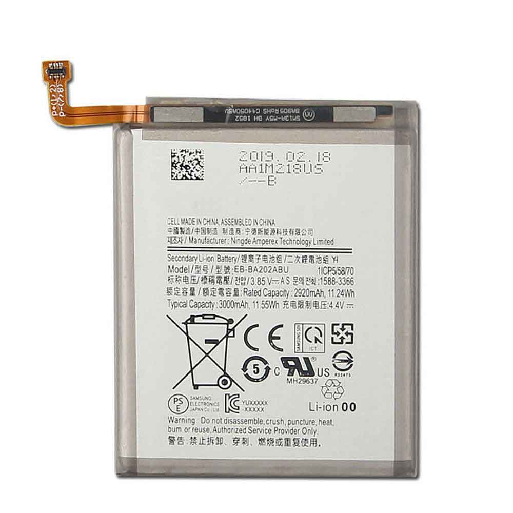 Samsung EB-BA202ABU batterie