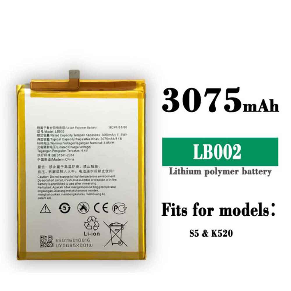 Lenovo S5 K520 K520T/Lenovo S5 K520 K520T batterie