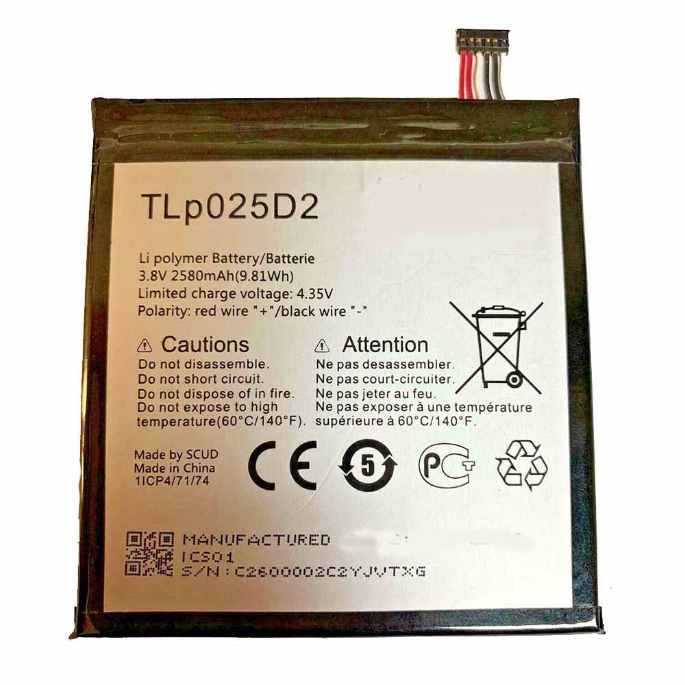 TLp025D2 batterie