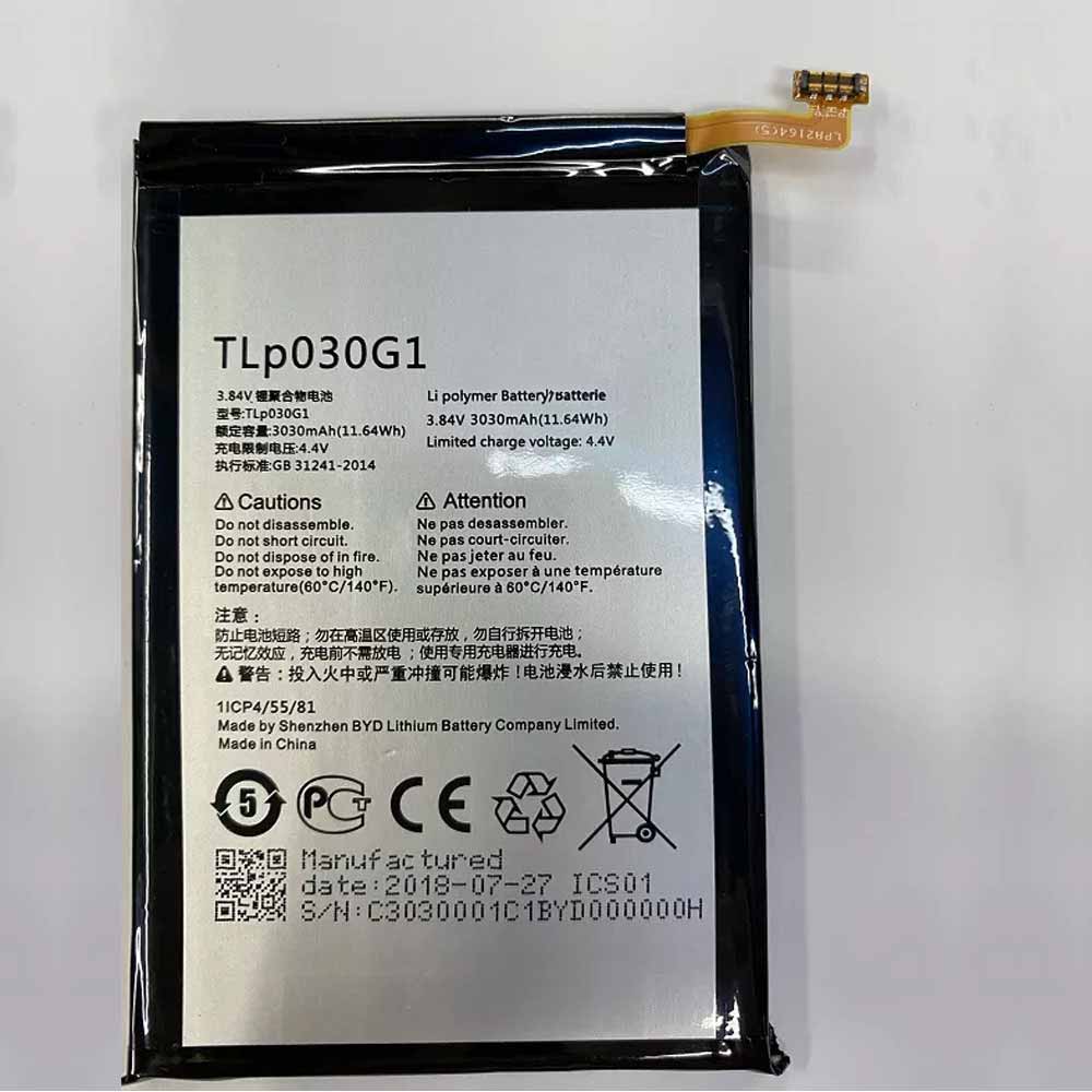 TCL TLP030G1 batterie