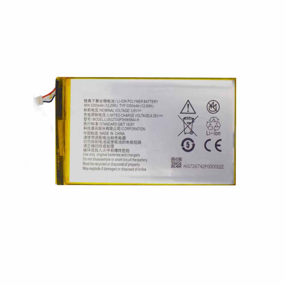 ZTE Li3832T43P3h965844-H batterie