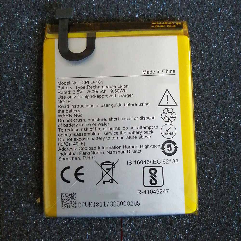 Coolpad cpld 181 batterie