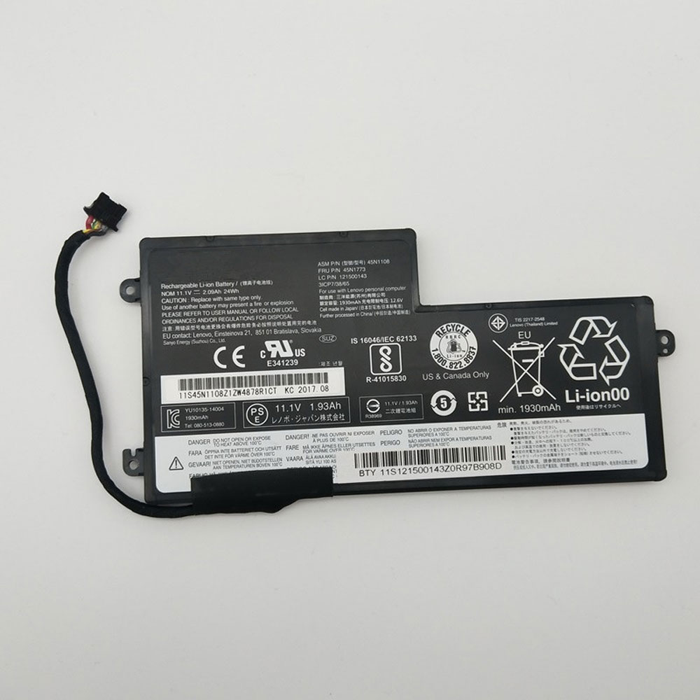 Lenovo ThinkPad T440S T440 T450 T450s T460 X240 X240S X250 X250S X260 S440 S540 Series batterie